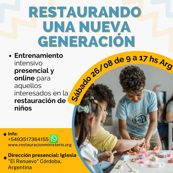 ENTRENAMIENTO RESTAURANDO UNA NUEVA GENERACIÓN